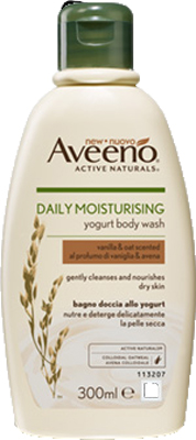 Aveeno bagno doccia yogurt vaniglia & avena 300 ml promo