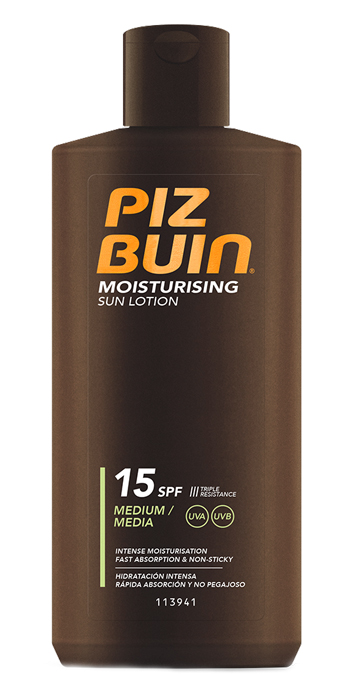 Piz buin moisturising fluida corpo spf15 200 ml
