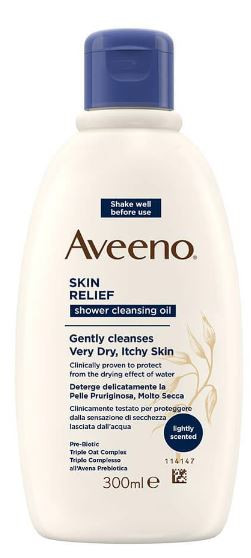 Aveeno pp sr olio docca lenitivo 300 ml — confronto prezzi