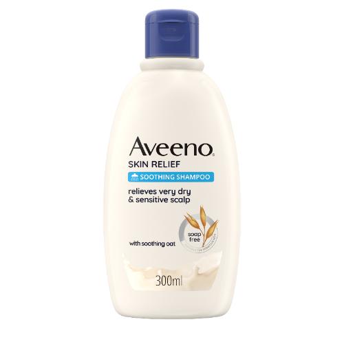 Aveeno Skin Relief Shampoo Lenitivo all'Avena 300 ml Per Cute Irritabile e Antiprurito