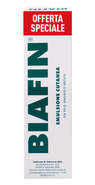 Biafin Emulsione Cutanea Idratante Lenitiva PROMO 100 ml Crema Scottature Pelle Sensibile e Irritata — confronto prezzi