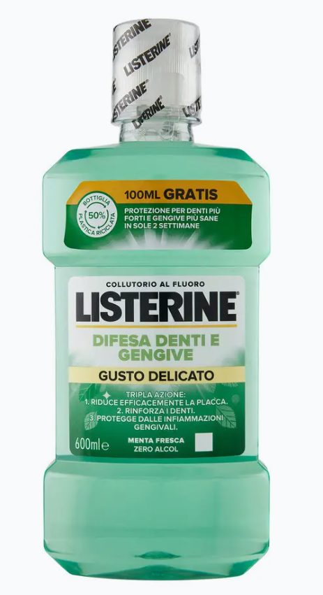 Listerine Collutorio Difesa Denti & Gengive 500 ml
