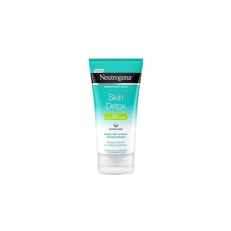 Neutrogena Skin Detox Maschera Purificante 2-in-1 All'argilla 150ml