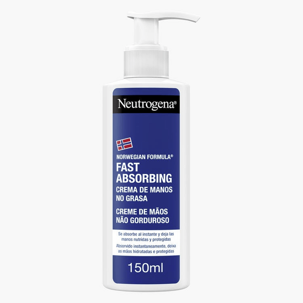 Neutrogena Formula Norvegese Crema Mani Assorbimento Rapido 150 ml Per Mani Secche e Screpolate