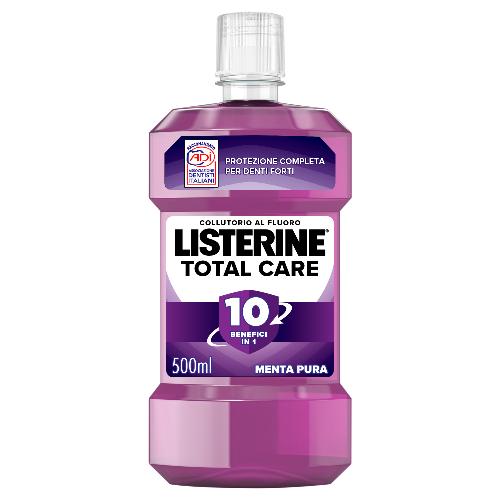 Listerine Total Care Collutorio al Gusto di Menta Pura 500 ml Con 6 benefici in 1