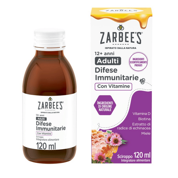 ZARBEE'S SCIROPPO DIFESE IMMUNITARIE PER ADULTI 120ML
