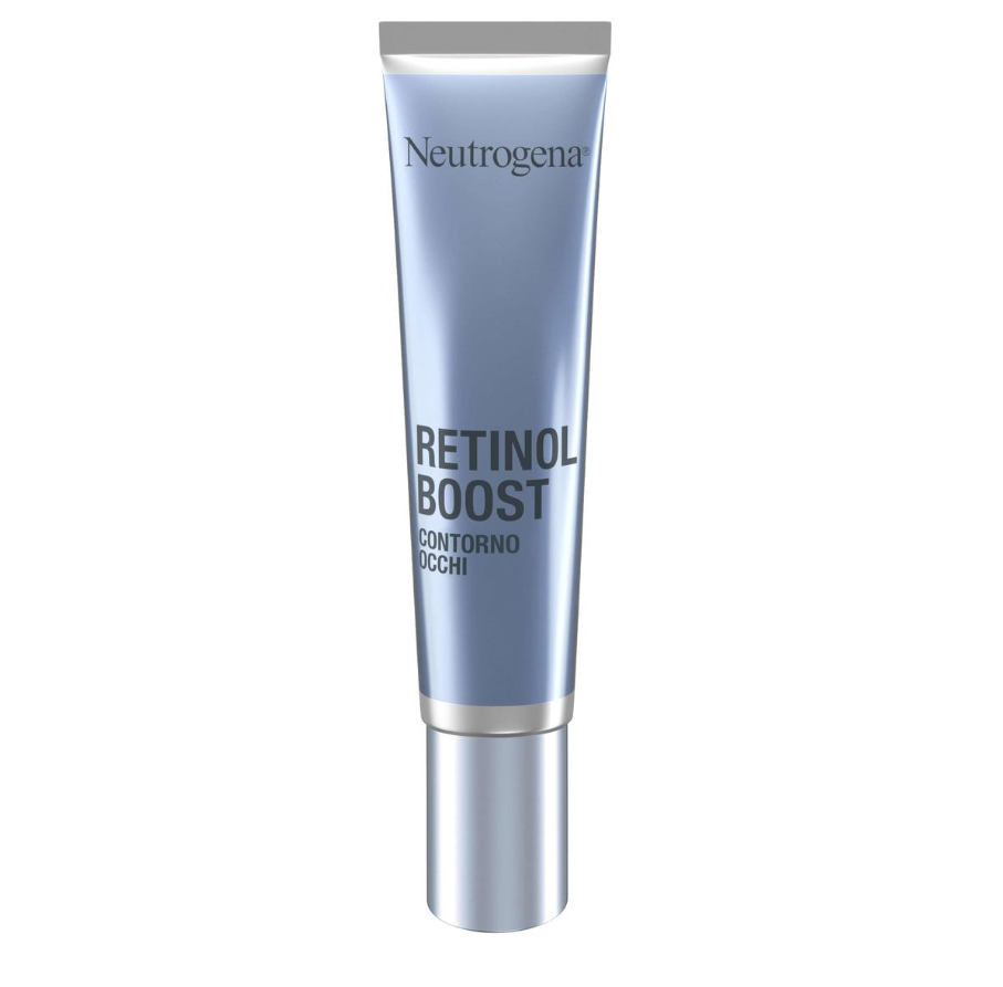 Neutrogena Retinol Boost Crema Contorno Occhi con Retinolo Puro e Acido Ialuronico Antirughe, 15ml