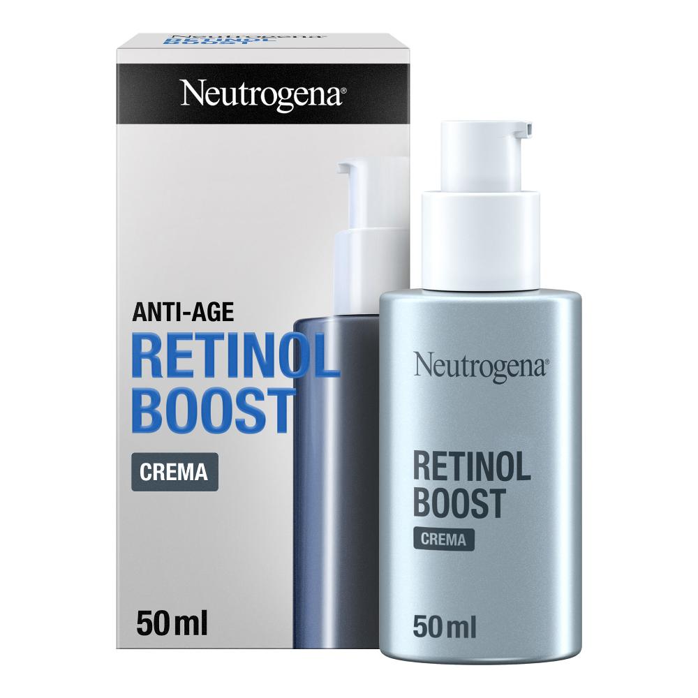 Neutrogena Retinol Boost Crema Viso Anti-invecchiamento Flacone Pompa 50ml