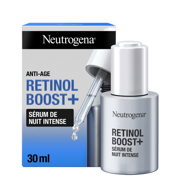 Neutrogena Retinol Boost + Siero Notte Intenso Viso 30 ml Con 0,23% Retinolo Puro Antirughe