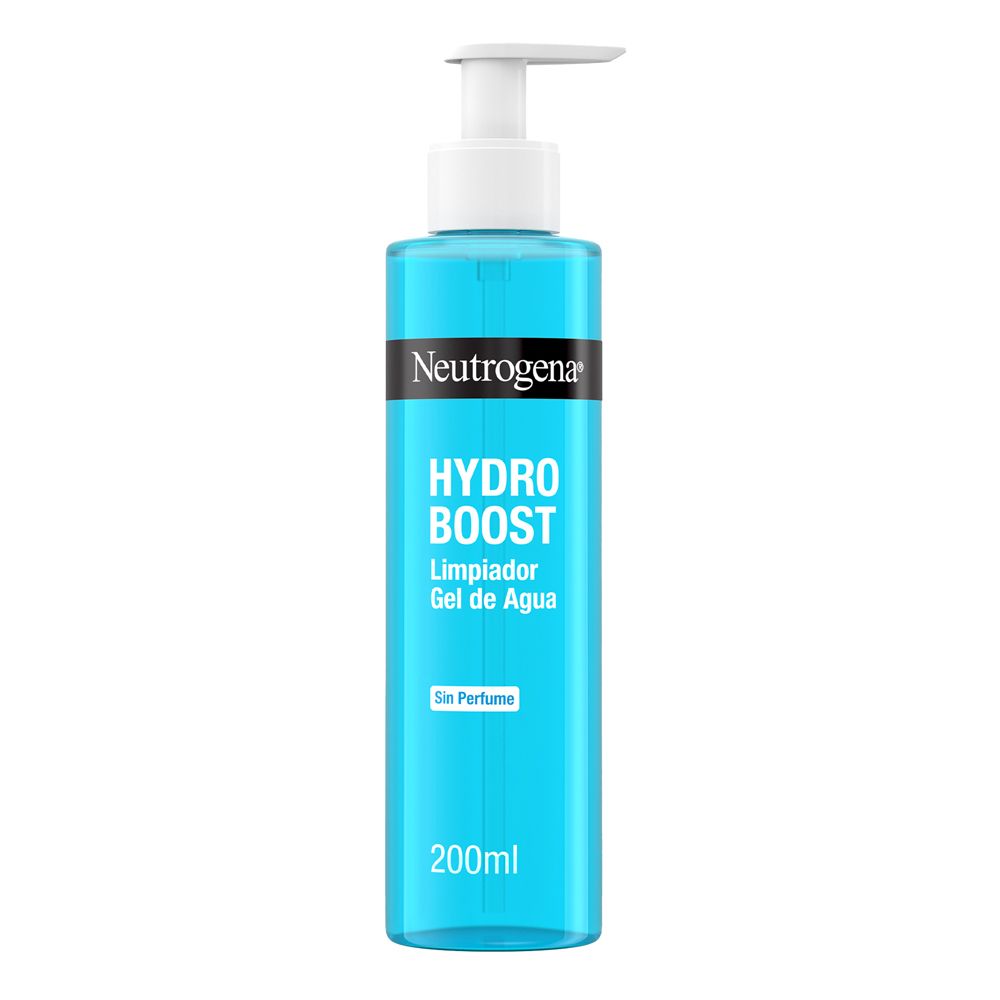 Neutrogena Hydro Boost Acqua Gel Detergente Schiumogeno 200 ml Struccante Senza Profumo