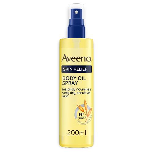Aveeno Skin Relief Olio Corpo Pelle Secca 200 ml Dermatologicamente Testato Con Ingredienti Naturali — confronto prezzi