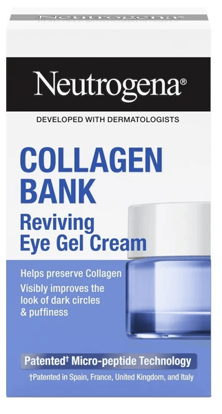 Neutrogena Collagen Bank Contorno Occhi Rivitalizzante 15 ml Crema Occhiaie e Borse