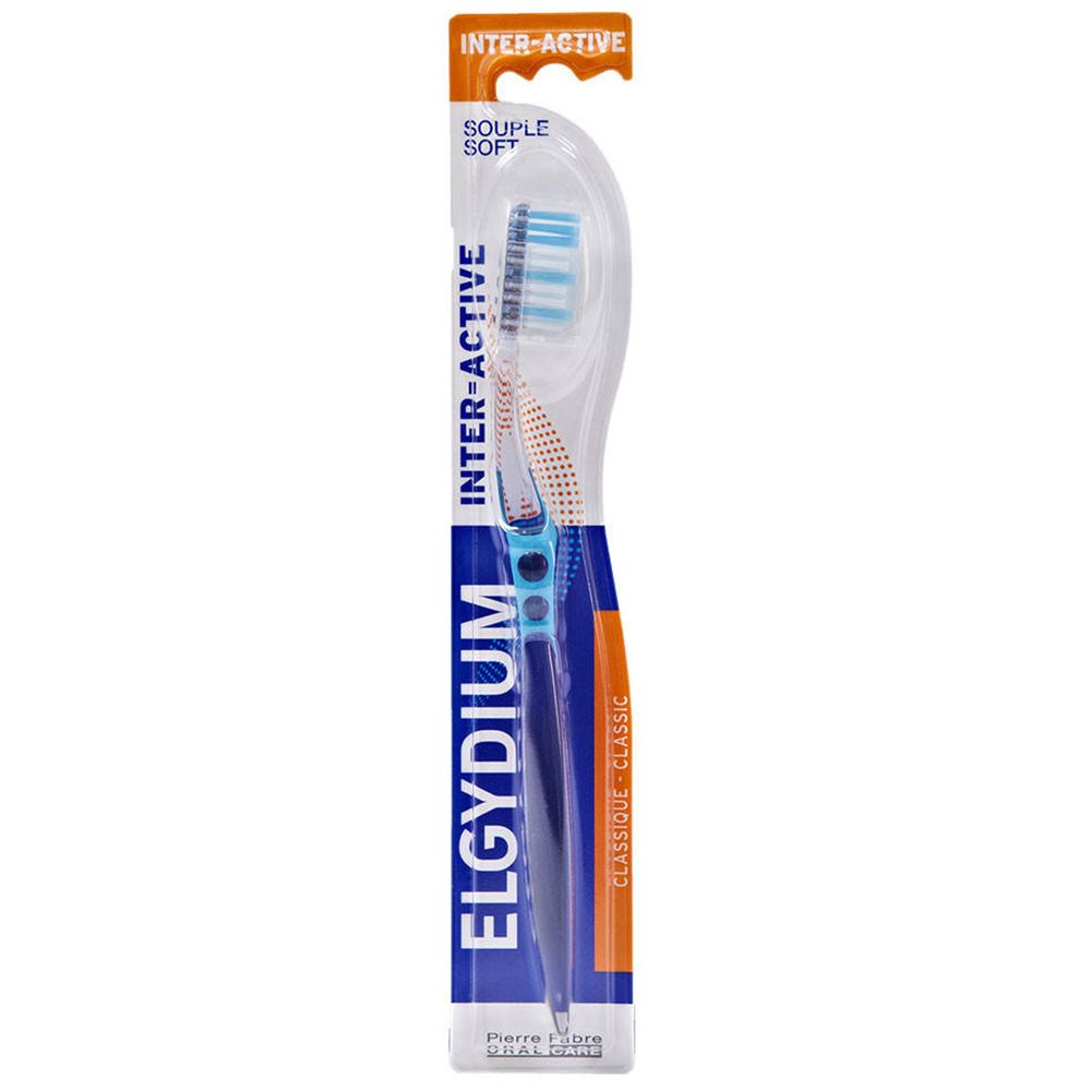 Elgydium Toothbrush Inter-Active Soft 1 pz Spazzolino da denti