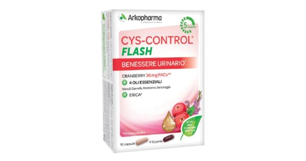 Cys-Control Flash Integratore 20 Capsule