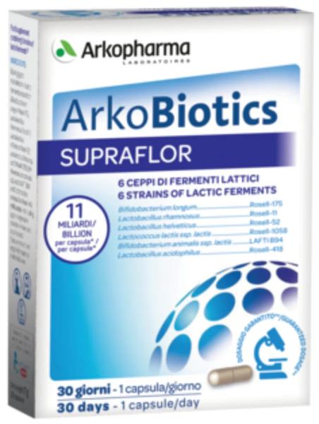 Arkopharma ArkoBiotics Supraflor Integratore 30 Capsule