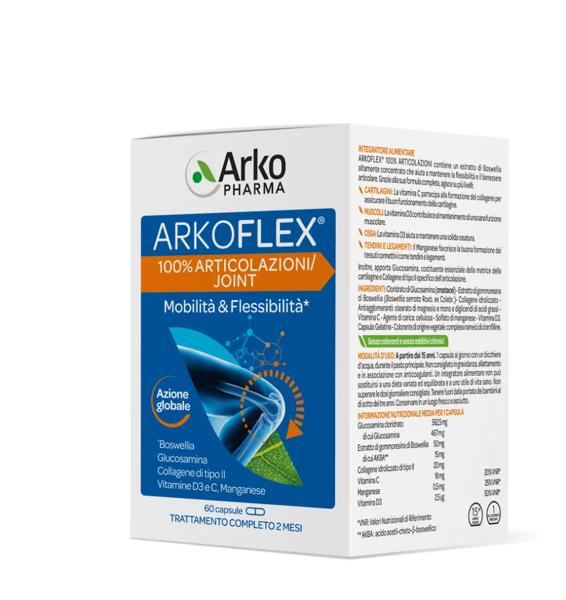 Arkoflex 100% Integratore Per Le Articolazioni 60 Capsule