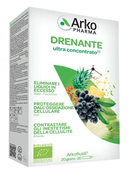 Arkofluidi Drenante Bio Integratore Drenante 20 Flaconcini