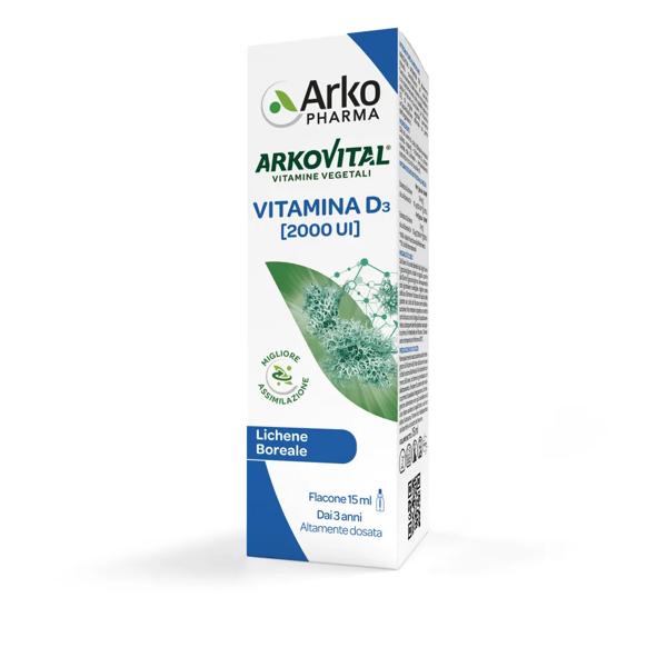 Arkopharma Arkovital Vitamina D3 2000UI 15 ml