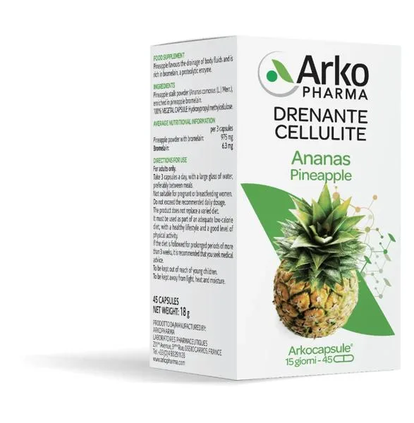Arkocapsule Ananas Integratore 45 Capsule