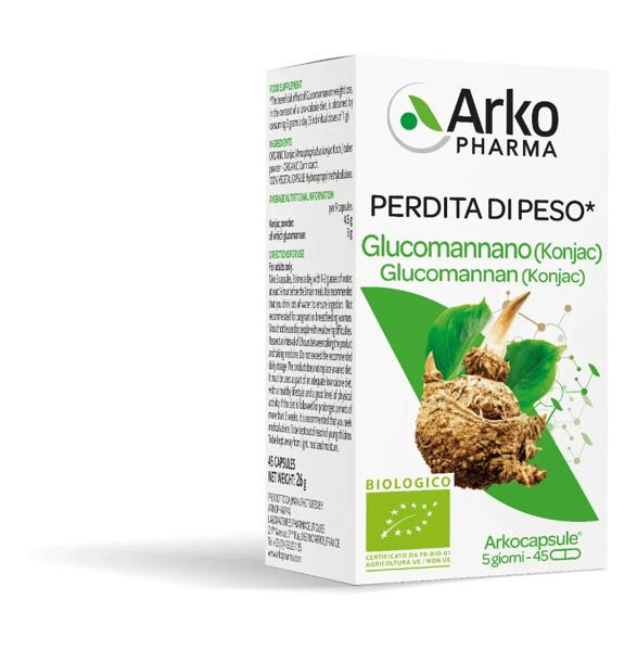 Arkocapsule Glucomannano Integratore 45 Capsule