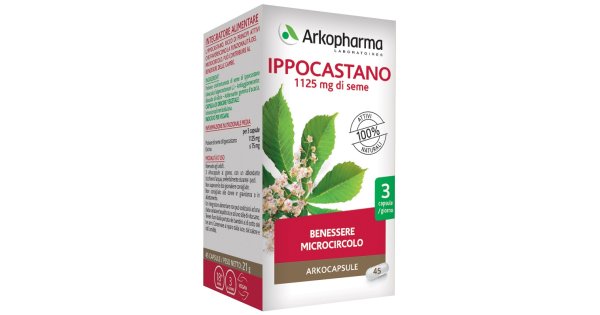 Arkocapsule Ippocastano Bio Integratore Circolazione 45 Capsule