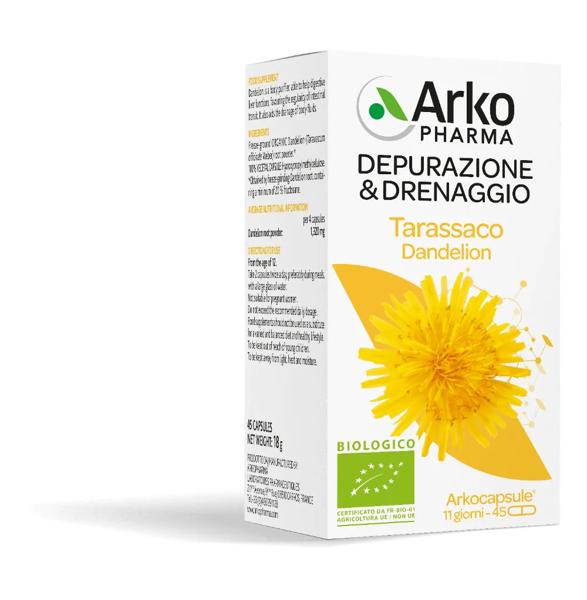Arkocapsule Tarassaco Integratore 45 Capsule