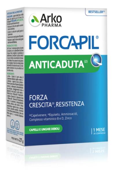 Arkopharma Forcapil Integratore Anticaduta 30 Compresse