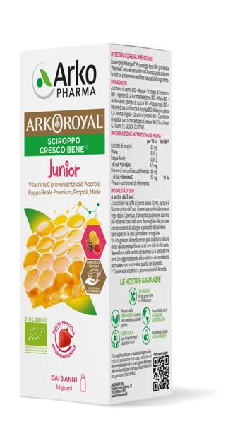 Arkoroyal Cresco Bene Kid Concentrato Fluido Integratore per Appetito Bambini 150 ml