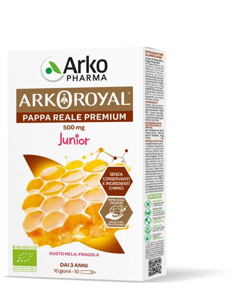 Arkoroyal Pappa Reale Bio 500 mg Integratore Ricostituente Bambini 10 Monodose — confronto prezzi