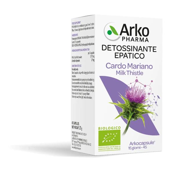 Akocapsule Cardo Mariano Bio Integratore Fegato 45 Capsule