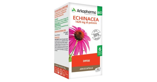 Arkocapsule Echinacea Bio Integratore Difese Immunitarie 45 Capsule