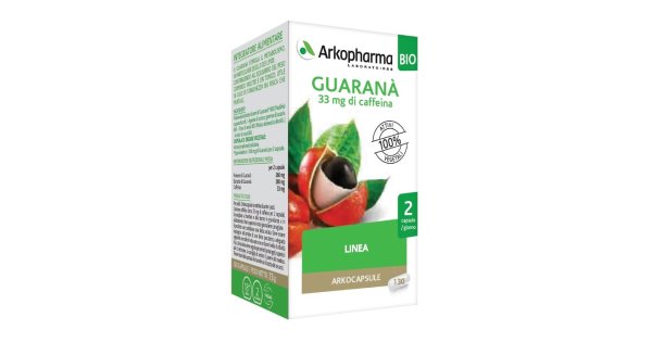 Arkocapsule Guaranà Bio Integratore Metabolismo 130 Capsule