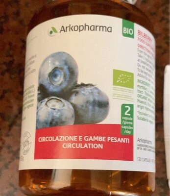Arkocapsule Mirtillo Integratore per Microcircolo e Gambe Pesanti 130 Capsule