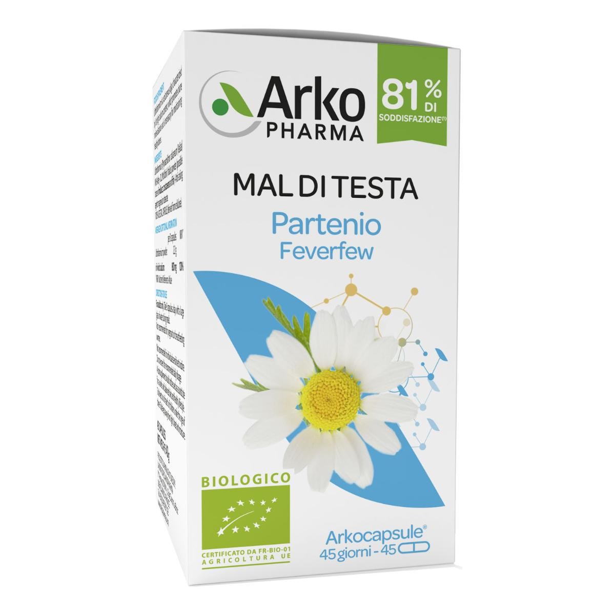 Arkocapsule partenio bio 45 capsule — confronto prezzi