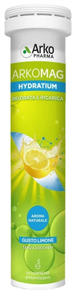Arkopharma Arkomag Hydratium Integratore Reidrata e Ricarica 24 Compresse Effervescenti