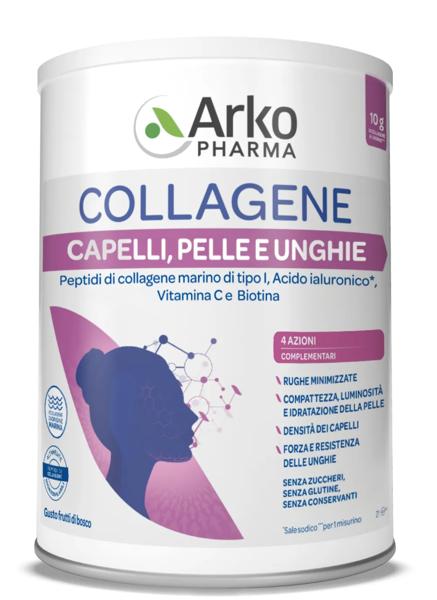 Arkopharma Collagene Integratore per Capelli Pelle e Unghie 260 gr
