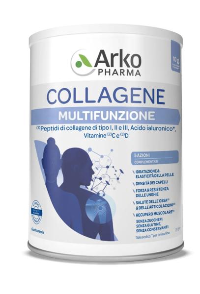 Arkopharma Collagene Multifunzione Integratore per Pelle Capelli Unghie Muscoli e Articolazioni 260 gr
