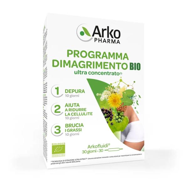 Arkofluidi Programma Dimagrimento Bio Integratore 30 Fiale