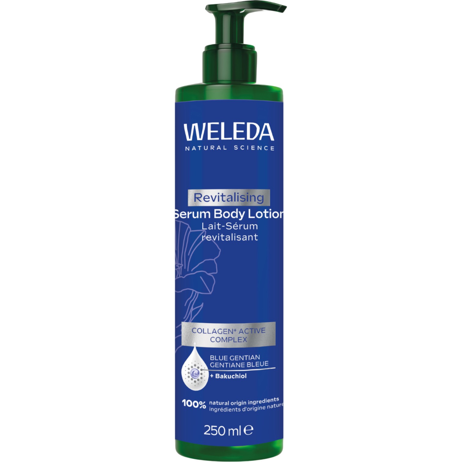 Weleda Latte Corpo Siero Rivitalizzante Genziana Blu 250 ml