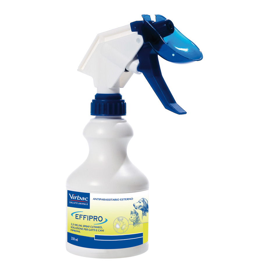 Effipro Spray Antiparassitario per Pulci e Zecche Flacone da 500 ml