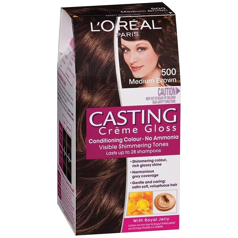 L’Oreal Paris - Casting creme gloss - tinta per capelli senza ammoniaca N. 500 castano chiaro