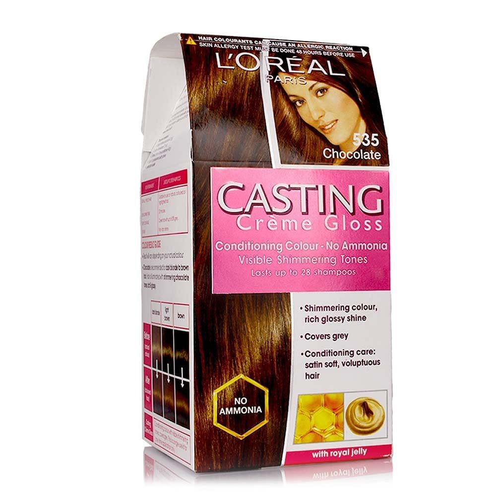 L’Oreal Paris - tinta per capelli casting creme gloss senza ammoniaca n535 chocolat
