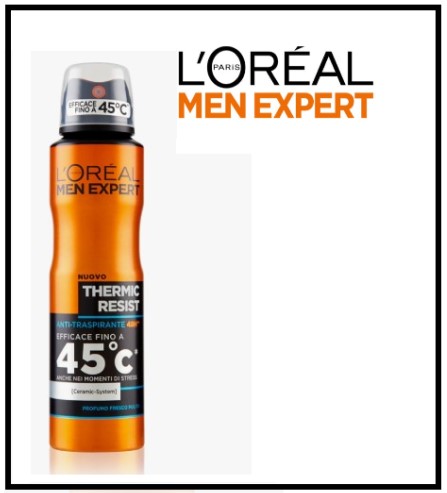 L'OREAL MEN EXPERT - Deodorante Spray ,Thermic Resist