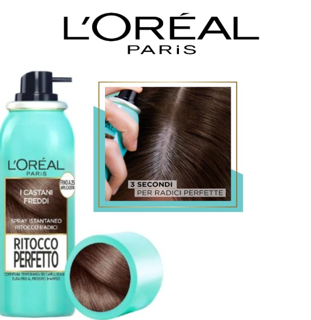 Ritocco Perfetto Spray Istantaneo Ritocco Radici I Castani Freddi 75ml