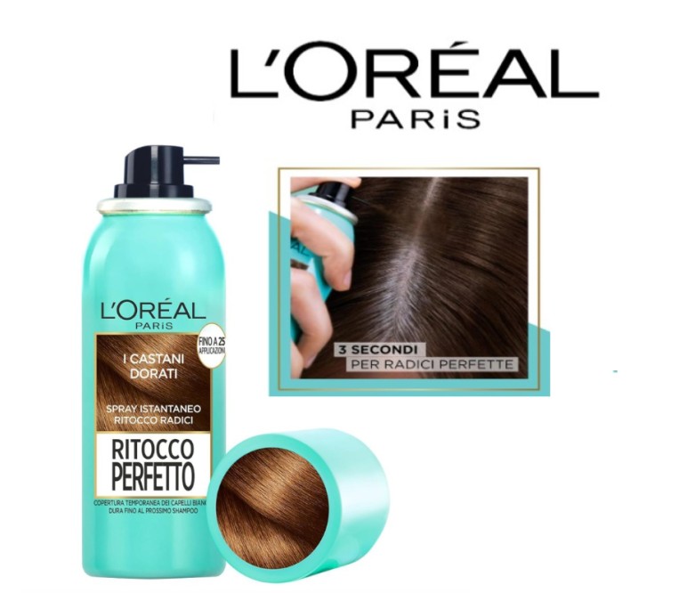 Ritocco Perfetto Spray Istantaneo Ritocco Radici I Castani Dorati 75ml