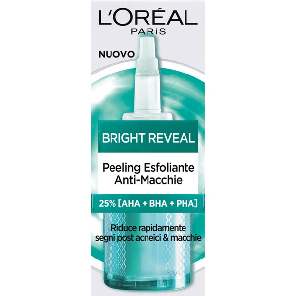 L’Oreal Paris Bright Reveal Peeling Esfoliante Anti-Macchie 25% [AHA+BHA+PHA] 25ml