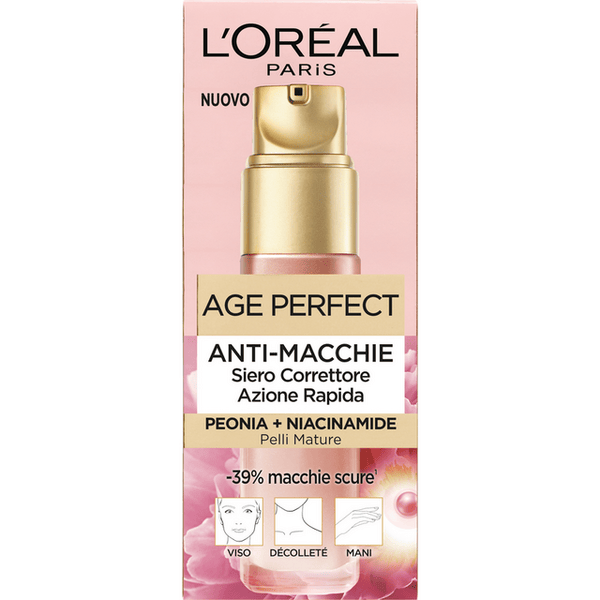 L'oreal paris age perfect siero correttore azione rapida anti macchie 30 ml — confronto prezzi