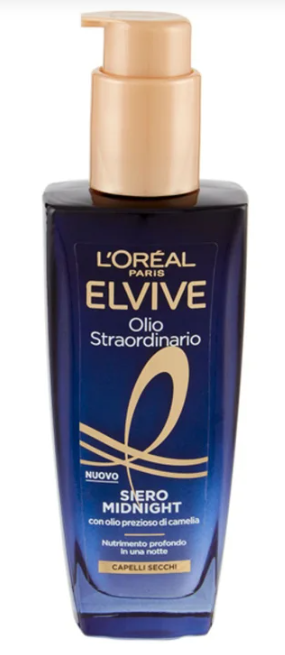 Elvive Olio Straordinario Siero Capelli Secchi 100 ml - Trattamento Nutriente Notte