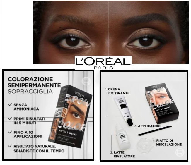 L'OREAL PARIS - BROW COLOR - COLORAZIONE SEMIPERMANENTE PER SOPRACCIGLIA, Dark Blonde