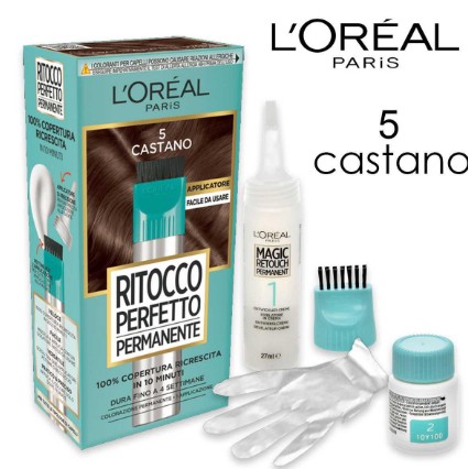 L'oréal Paris Ritocco Perfetto Permanente Con Applicatore 5 Castano — confronto prezzi